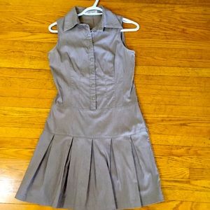 Anie Smith Fit & Flare Collared Button Dress